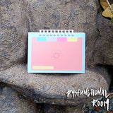 Reusable sticker book - Accordion File (A6 size) + Sticker sheet