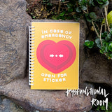 Reusable sticker book - In Case of Emergency
