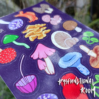 Sticker #075 - Fungi Sticker Sheet 003