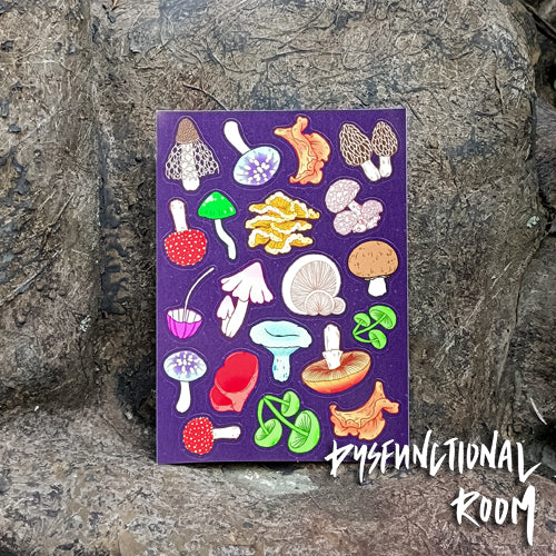 Sticker #075 - Fungi Sticker Sheet 003