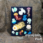 Sticker #074 - Jellyfish Sticker Sheet