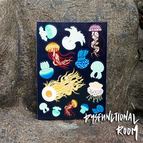 Sticker #074 - Jellyfish Sticker Sheet