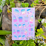 Sticker #073 - Kopi or Teh Sticker Sheet