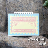 Reusable sticker book - Postage Stamp (A6 size)