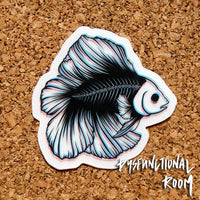 Sticker #019 - Betta Fish Skeletal