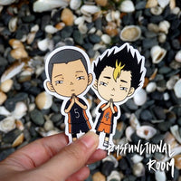 Haikyuu!! Stickers - Tanaka & Nishinoya