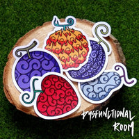 One Piece Sticker - Devil Fruits (悪魔の実)