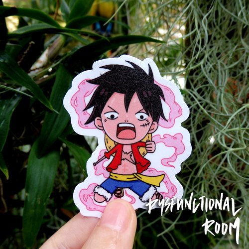 One Piece Sticker - Gear 2 Luffy