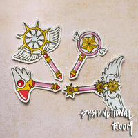 Cardcaptor Staff Sticker Set