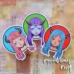 Sticker #047 - Demon Girls