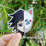 Kimetsu no Yaiba Sticker - Fox mask Giyuu