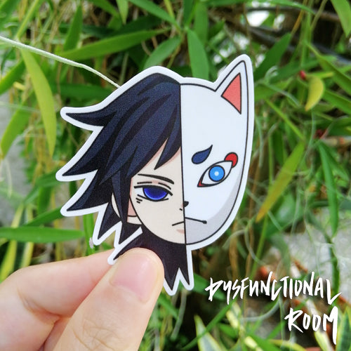 Kimetsu no Yaiba Sticker - Fox mask Giyuu