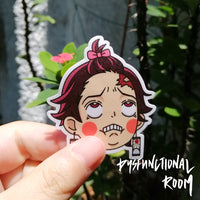Kimetsu no Yaiba Sticker - Tanjirou Lying