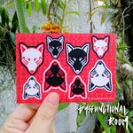 Sticker #052 - Pixel Kitsune Sticker Sheet