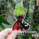 One Piece Sticker - O-soba Mask / Stealth Black