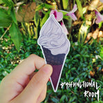 Food Sticker #003 - Soft Serve (Purple Sweet Potato)