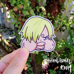 One Piece Sticker - Swollen Sanji